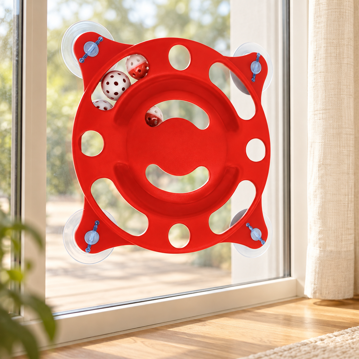 Suction-Cup Cat Teaser Toy - product view 6
