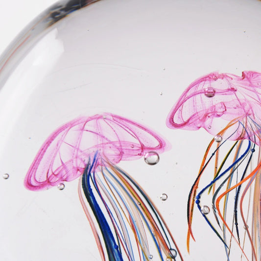 Pink Jellyfish Sculpture