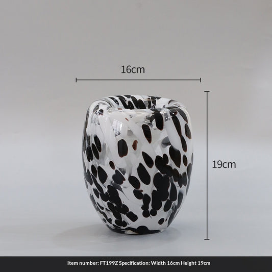 Spotted Glass Vase