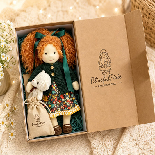 Hanne - Handmade Cloth Doll