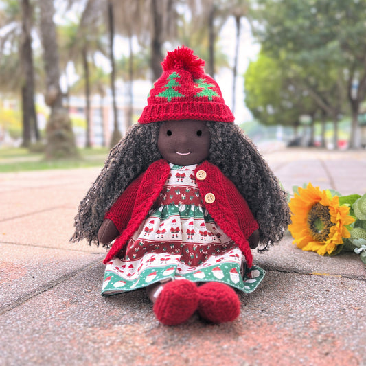 Jenna - Handmade Cloth Doll