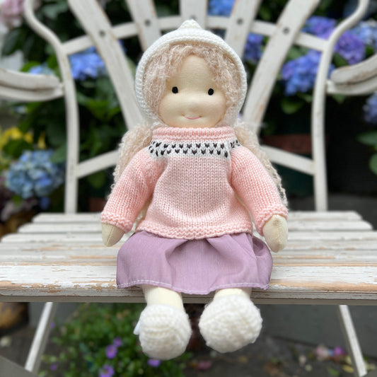 Malvina - Handmade Cloth Doll