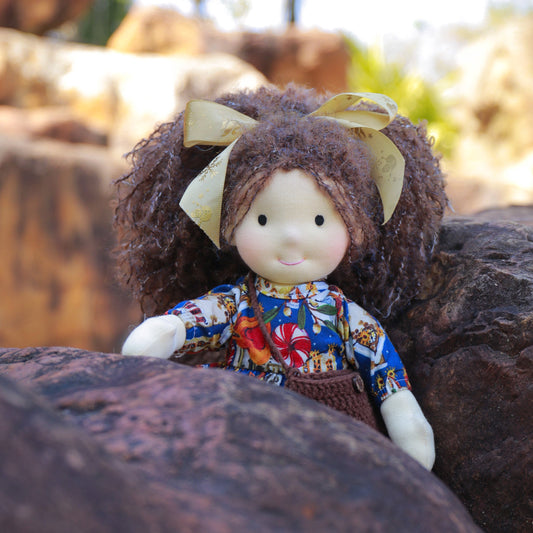 Olivia - Handmade Cloth Doll
