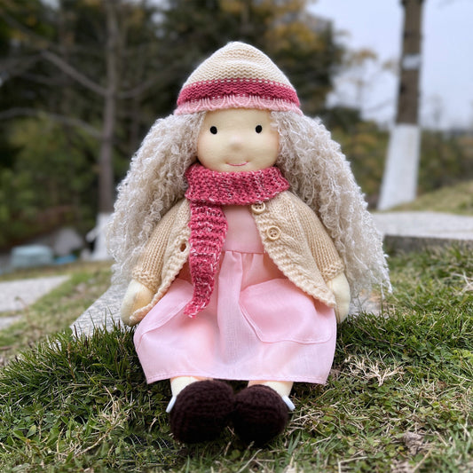 Abigail - Handmade Cloth Doll