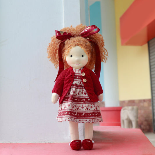 Victoria - Handmade Cloth Doll