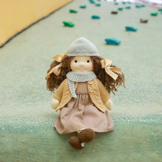 Zoey - Handmade Cloth Doll