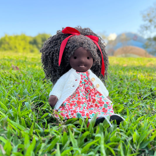 Stella - Handmade Cloth Doll