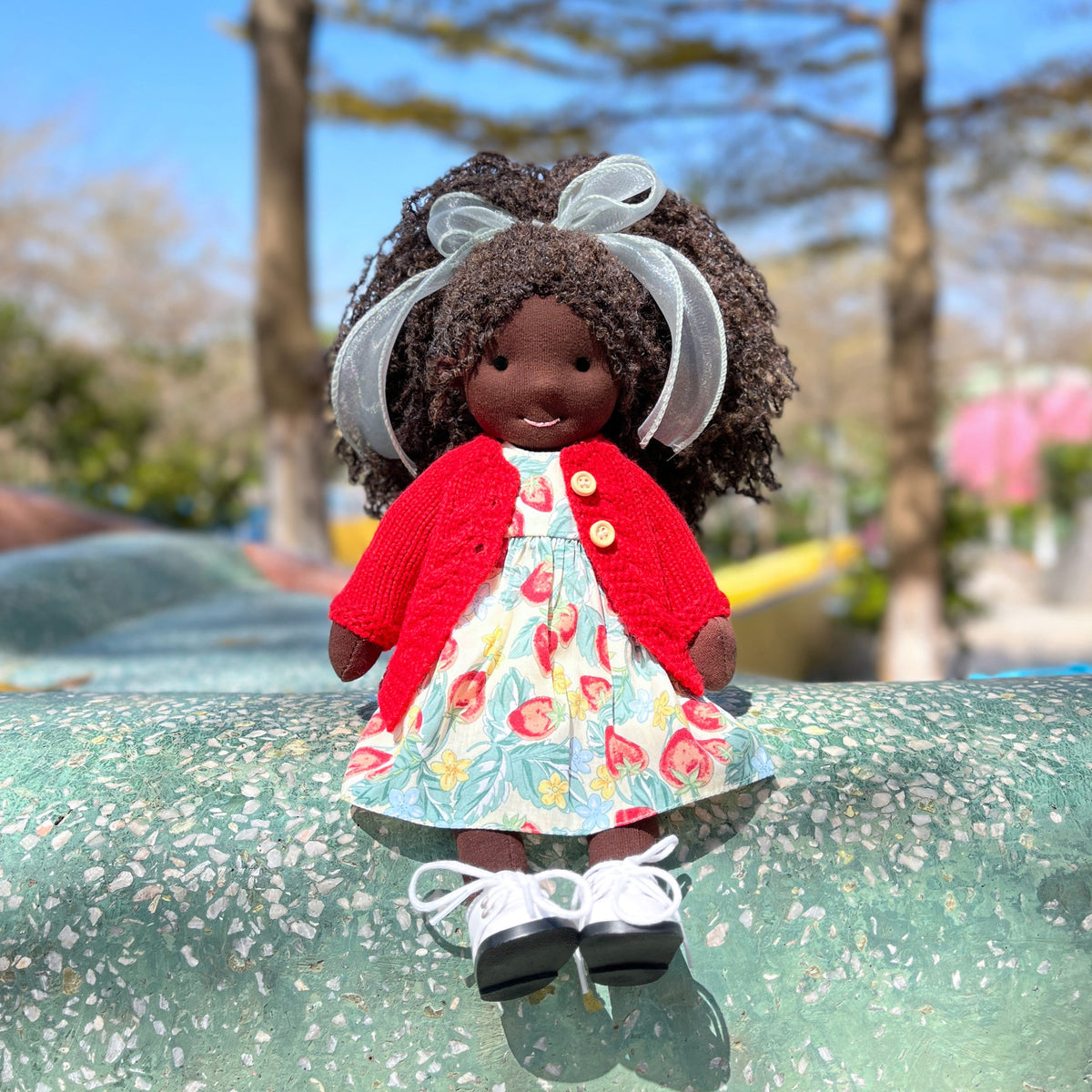 Natalie - Handmade Cloth Doll