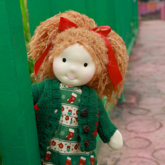 Cora - Handmade Cloth Doll
