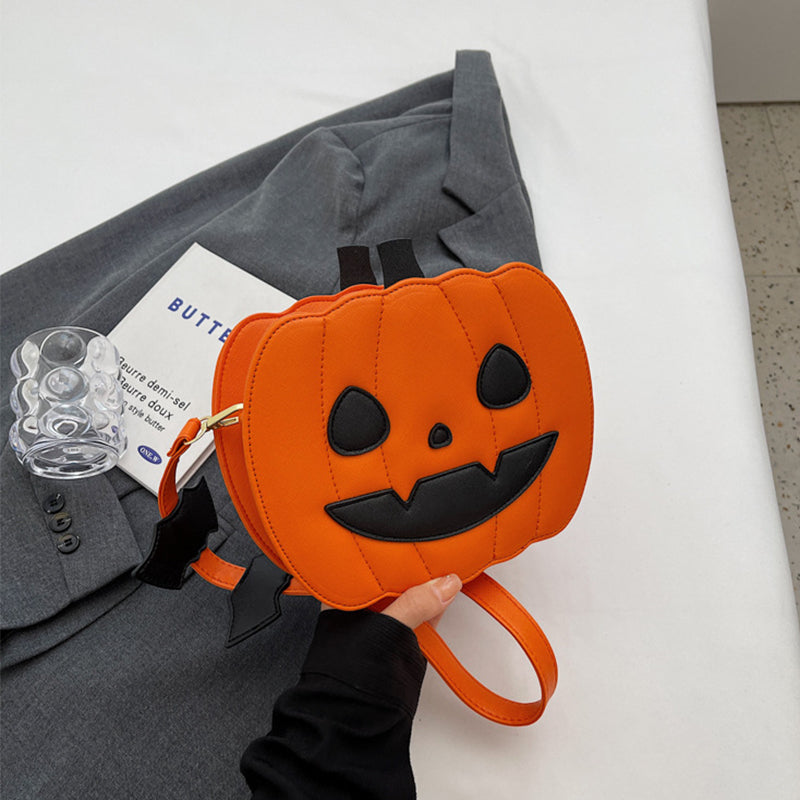 Pumpkin Shape Crossbody Bag