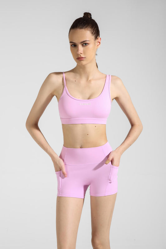 BubblyFit Sports Bra - Rose Pink