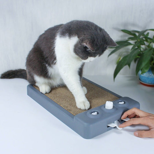 Corrugated Cat Scratching Board with Shaped Frame - View 2