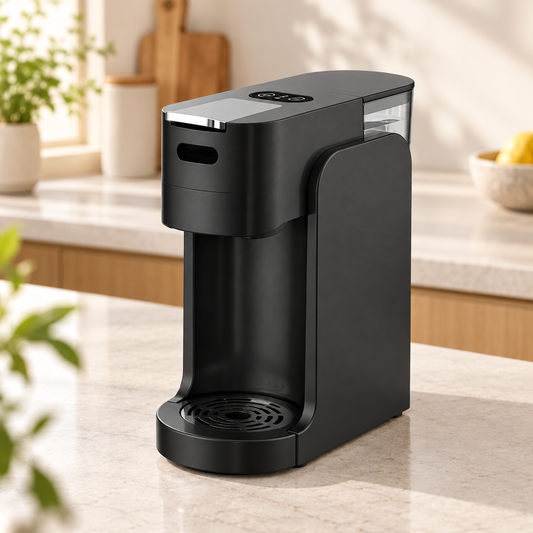 Black CM-2005 3-in-1 Capsule and Ground Coffee Maker - lifestyle view