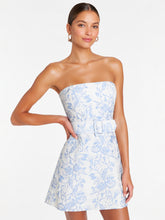 Striking Elegance Mini Dress Blue