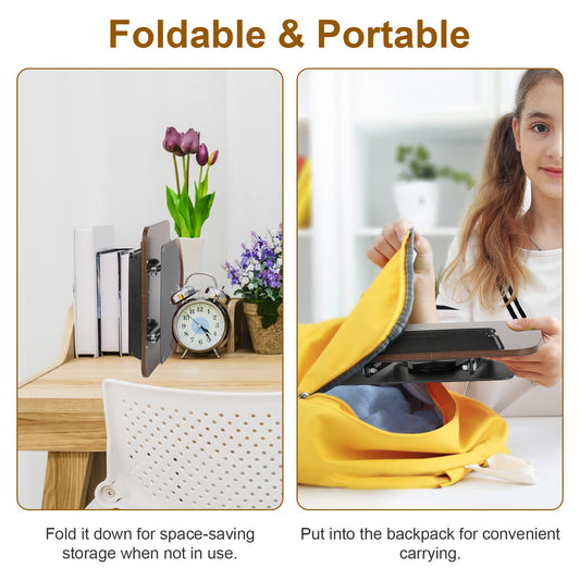 Rotating MDF Reading Stand with Adjustable Steel Arm
