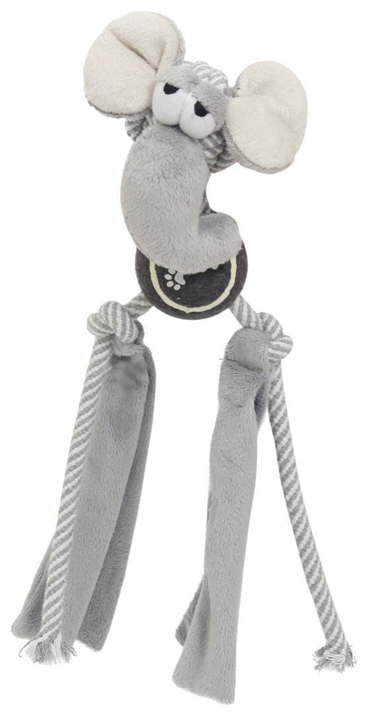 Animal Rope Dog Toy with Tennis Ball Body - View 2