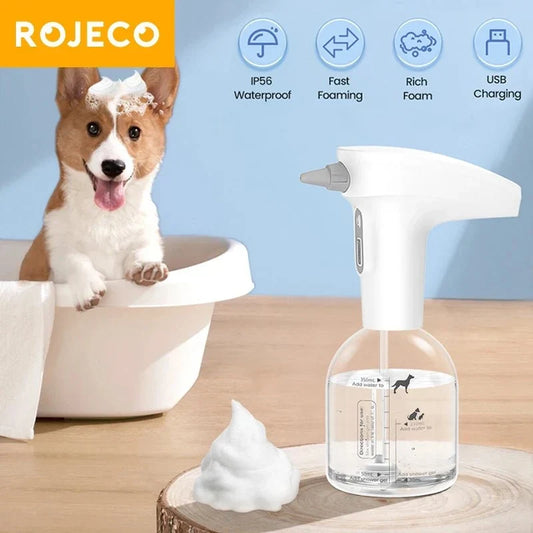 USB Rechargeable Pet Bath Foam Dispenser - View 2