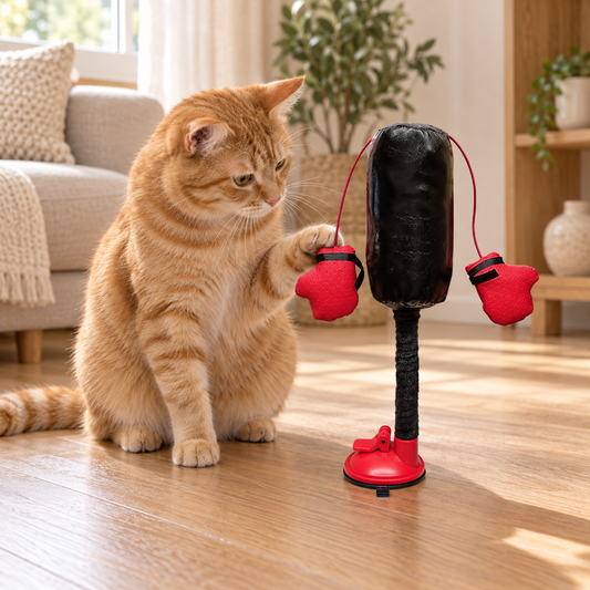 Interactive Cat Punching Bag Toy - product view 2