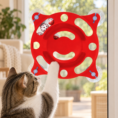 Suction-Cup Cat Teaser Toy - main image