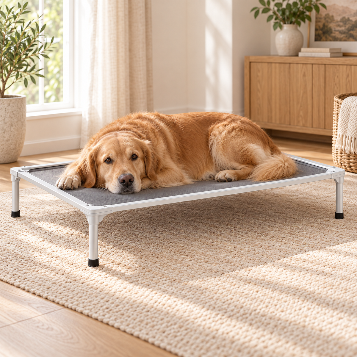 Elevated Mesh Dog Bed with Aluminum Frame - product view 5