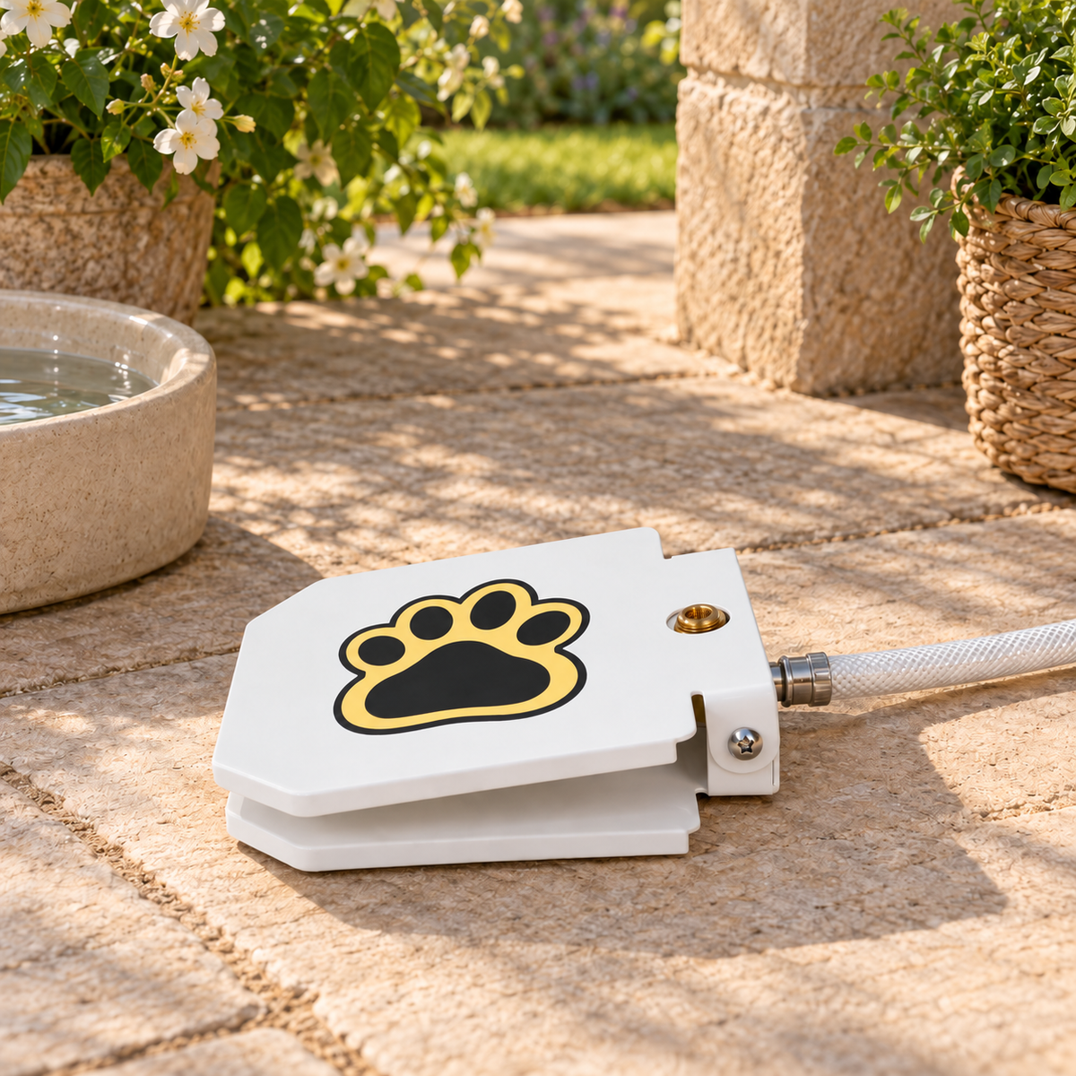 Outdoor Step-On Dog Water Fountain - main image