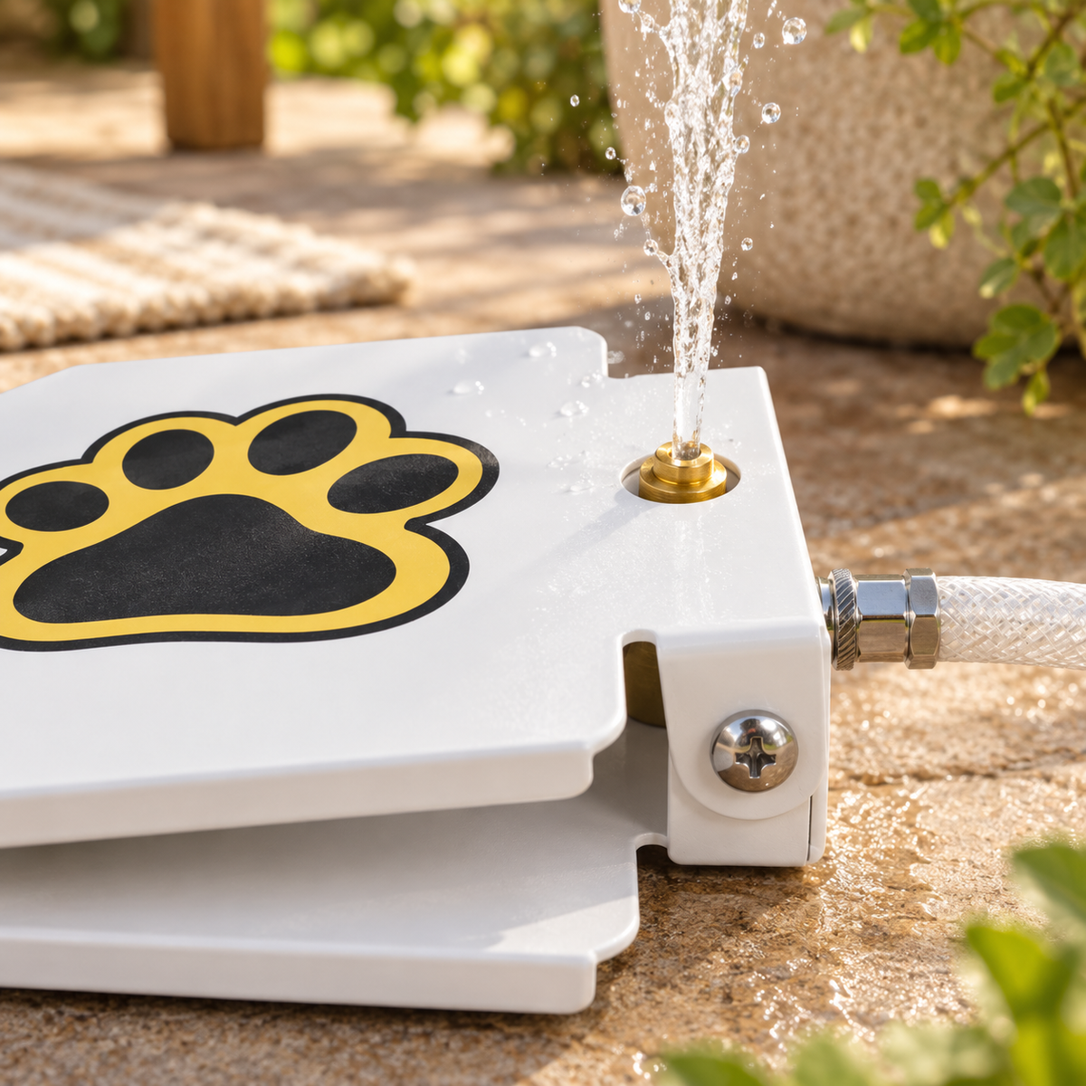 Outdoor Step-On Dog Water Fountain - product view 3