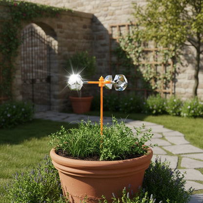 Bird Repeller, 360° Bird Repeller, Wind-Powered Bird Repeller, Rotating Bird Repeller, Bird Repeller for Garden Railings And