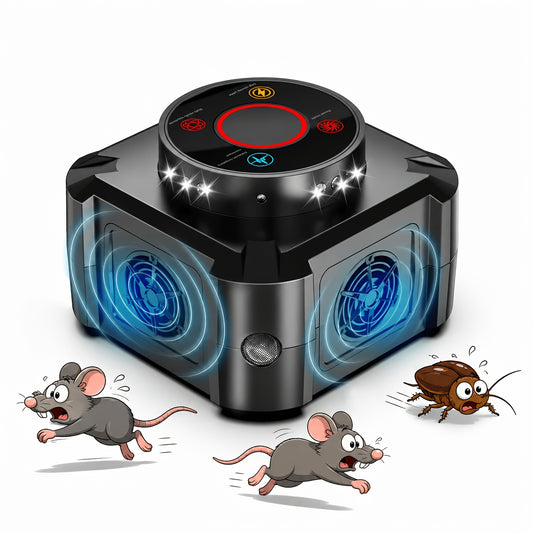 Mouse Repellent Soundwave Technology Electronic Repellent Device Plug in Blocker Indoor 4 Soundwave Technology Modes + 12