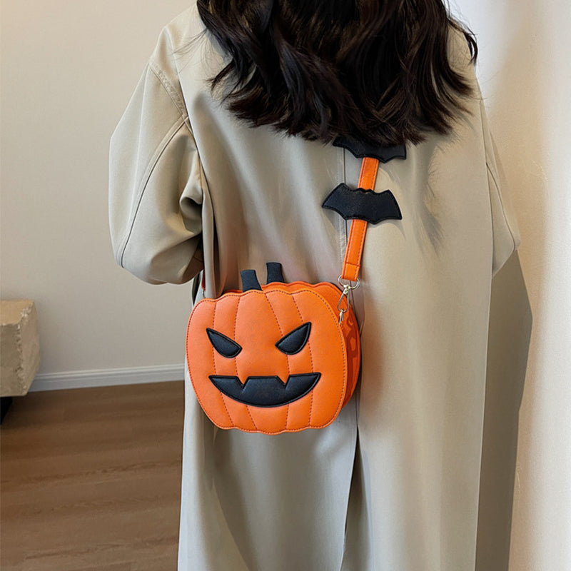 Pumpkin Shape Crossbody Bag