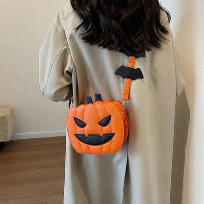 Pumpkin Shape Crossbody Bag