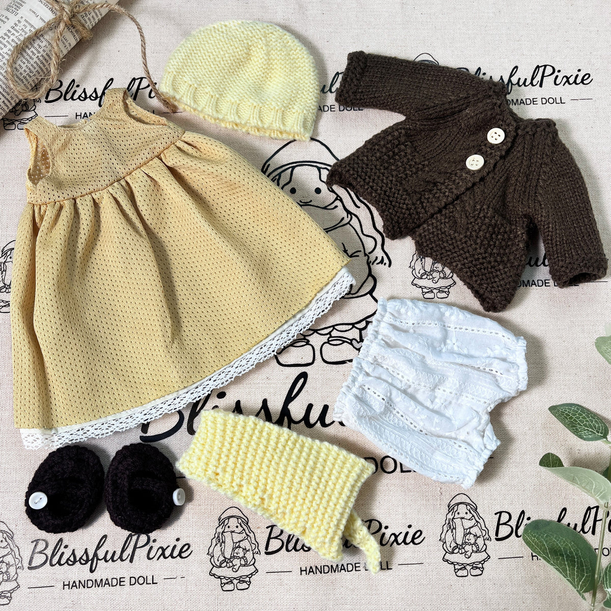 Amelia - Handmade Cloth Doll