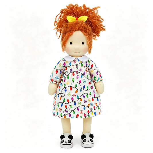 Ada - Handmade Christmas Cloth Doll with Gift Box