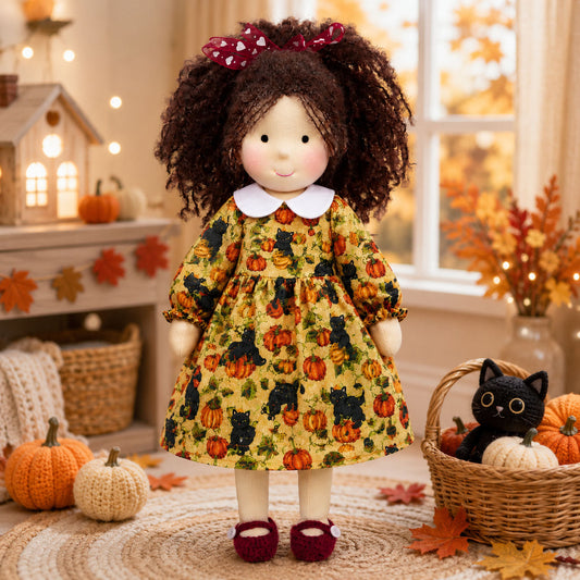 Eleanor - Halloween Cloth Doll with Hair Styling Kit