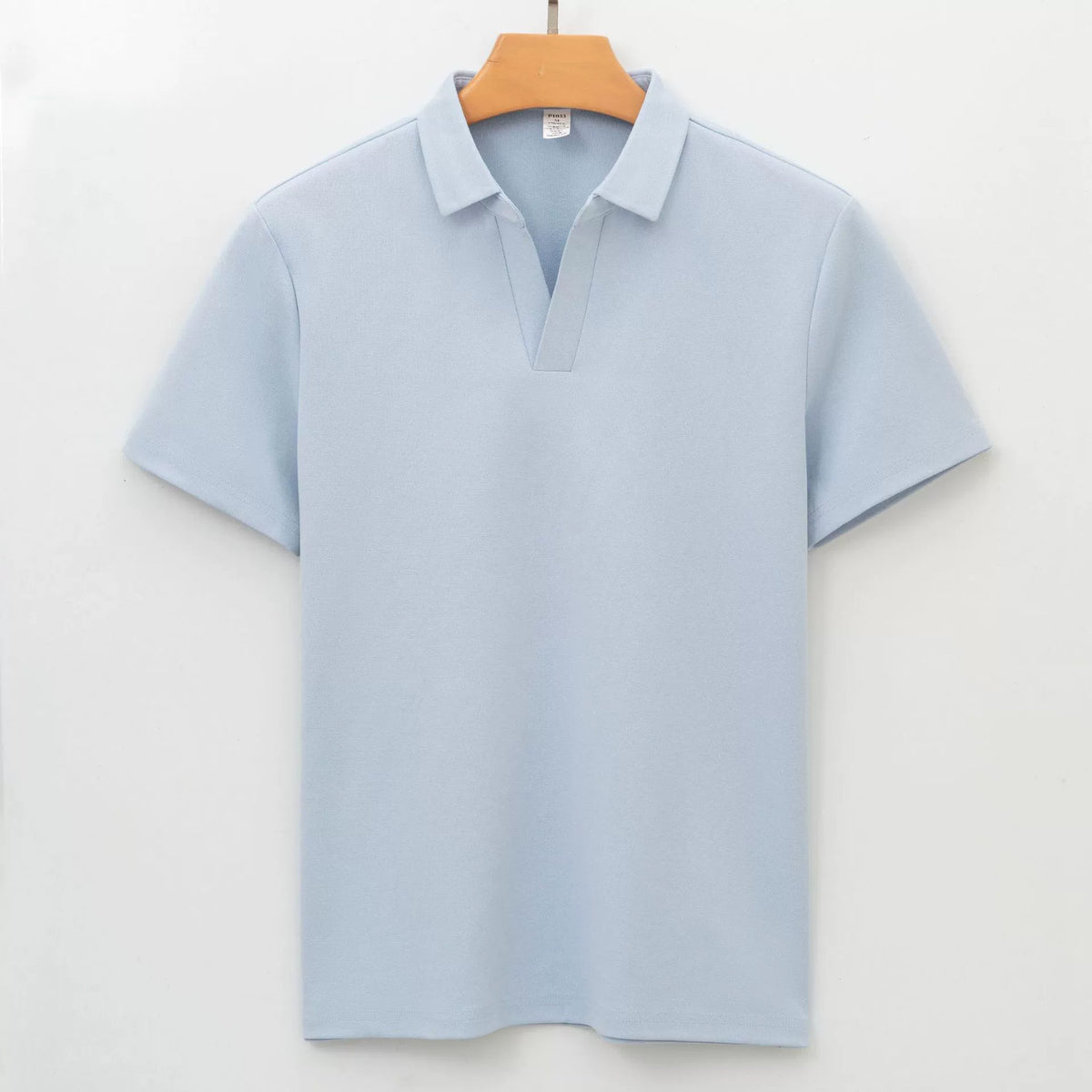 Men's Short-Sleeve Open-Collar Polo Shirt