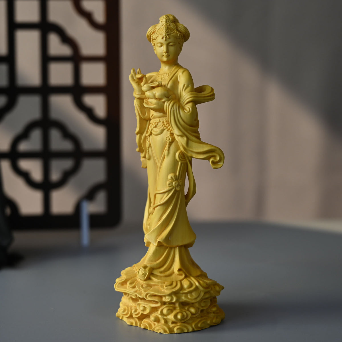 Chang’e Wood Figurine