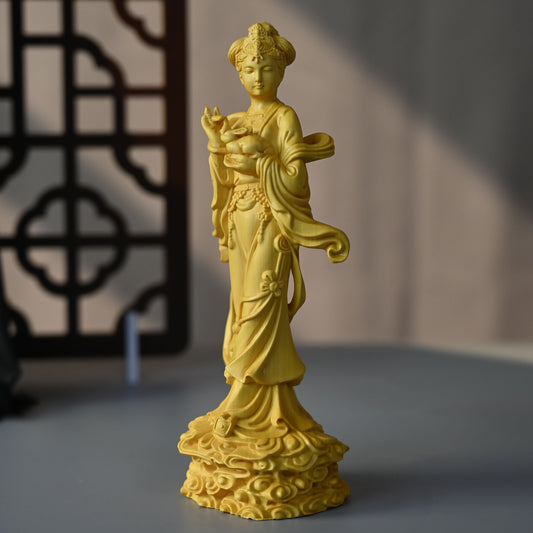 Chang’e Wood Figurine