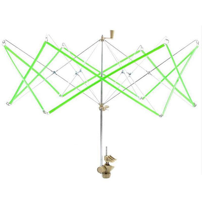 Hand-Operated Yarn Swift with Expanding Frame