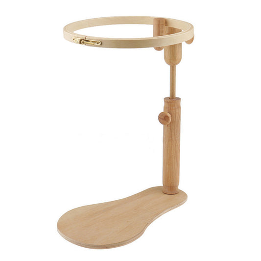 Adjustable Solid Wood Embroidery Frame Stand