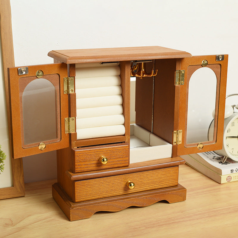 Wooden Jewelry Display Cabinet