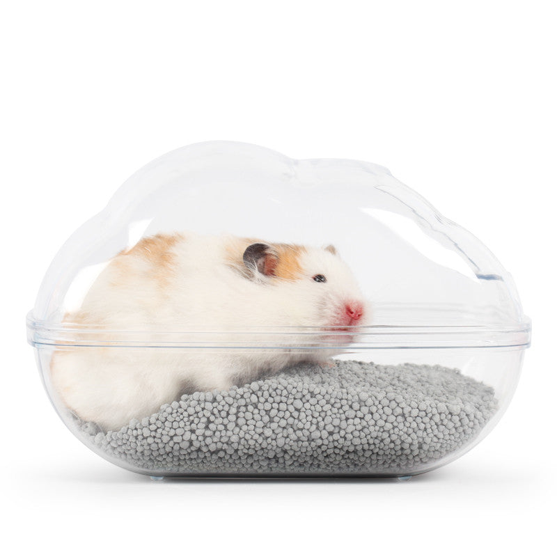 Covered Small-Pet Sand Bath with Style Options - View 4