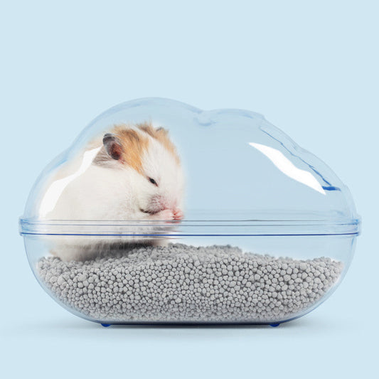 Covered Small-Pet Sand Bath with Style Options - View 1