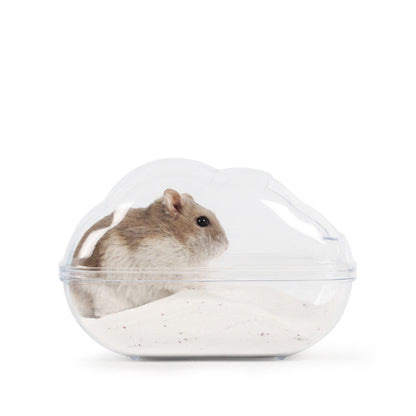 Covered Small-Pet Sand Bath with Style Options - View 3
