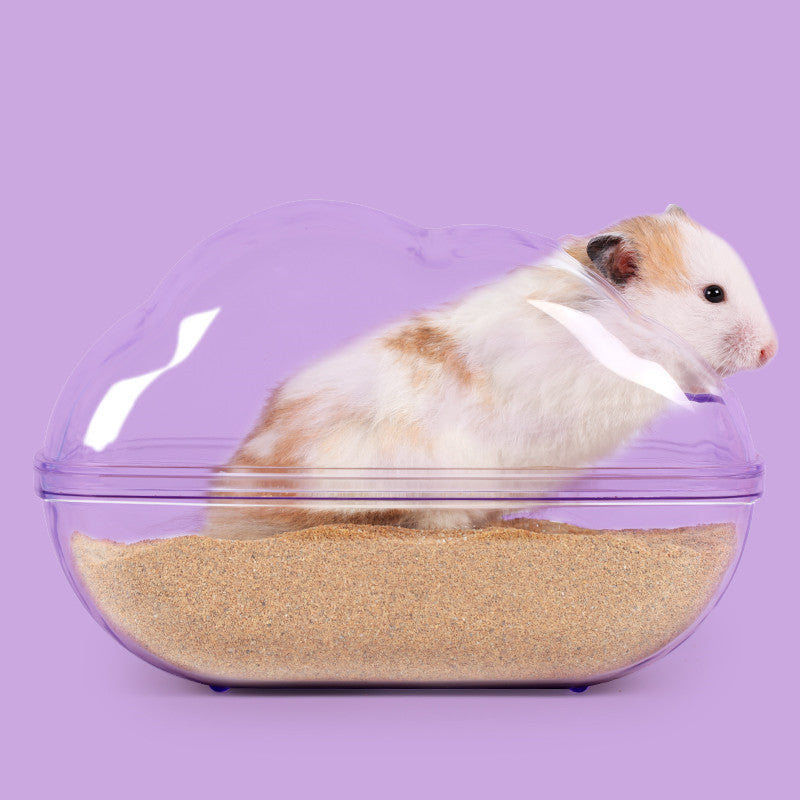 Covered Small-Pet Sand Bath with Style Options - View 13