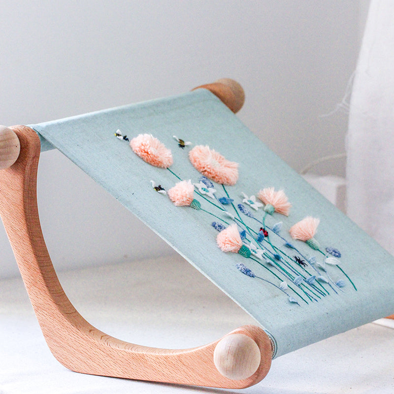 Large Wooden Desktop Scroll Embroidery Frame