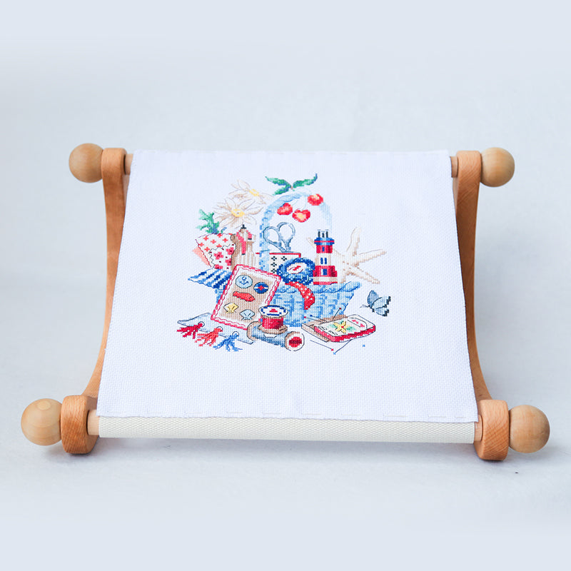 Large Wooden Desktop Scroll Embroidery Frame