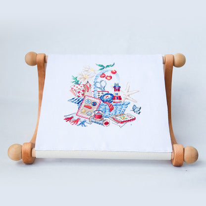 Large Wooden Desktop Scroll Embroidery Frame