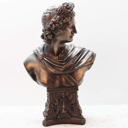 Bronze-Tone Classical Bust