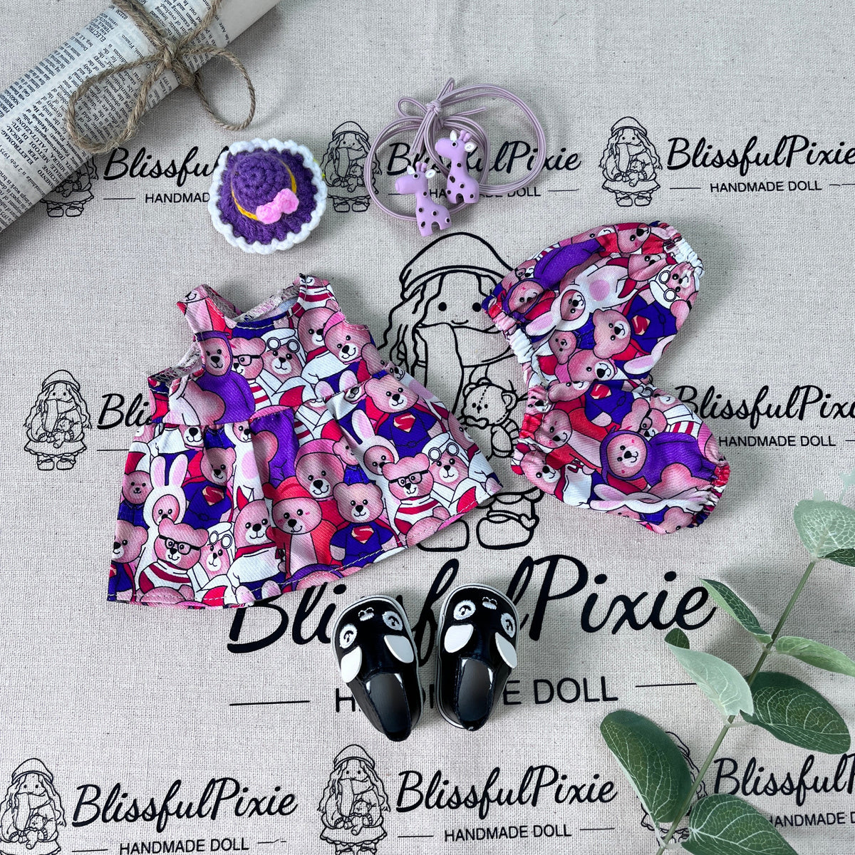 Alice - Handmade Cloth Doll