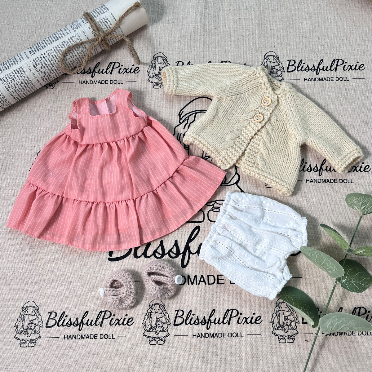 Kristy - Handmade Cloth Doll
