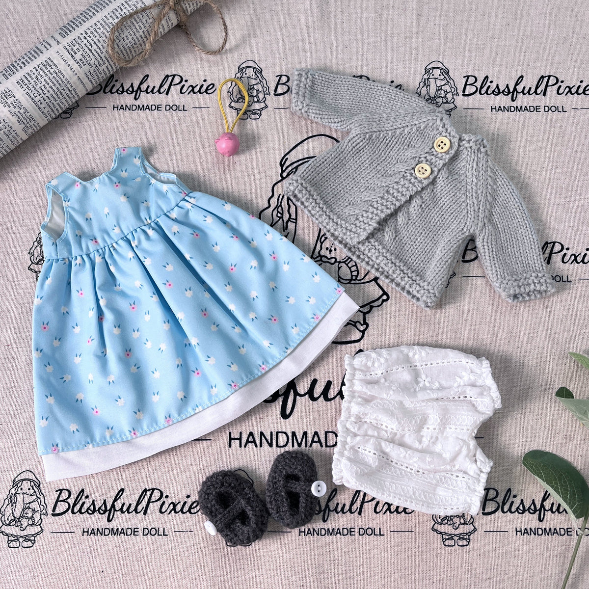Louise - Handmade Cloth Doll
